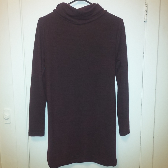 NWOT RD Style Cowl Neck Long Sleeve Oversized Sweater Burgundy sz Small - Picture 8 of 12